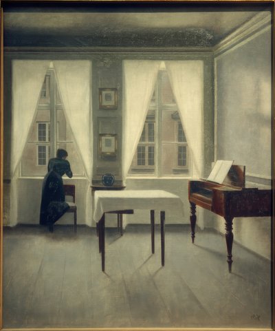 インテリア、Strandgade 30 作： Vilhelm Hammershoi